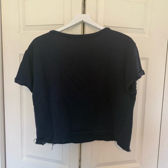 Maeve Beach Embroidered Sweatshirt Tee Riviera Swimming Embroidery Small - Picture 12 of 12